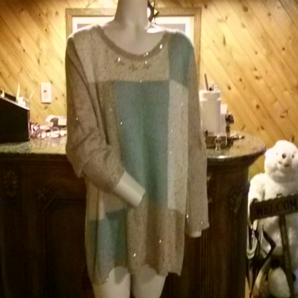 Sequined sweater